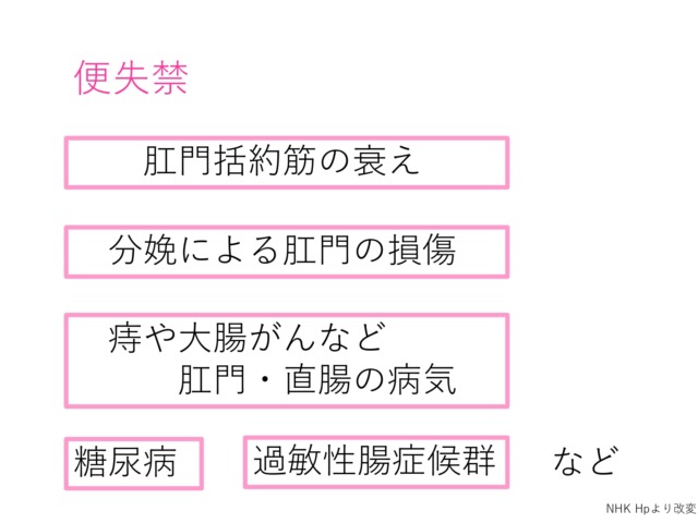 便失禁 便失禁