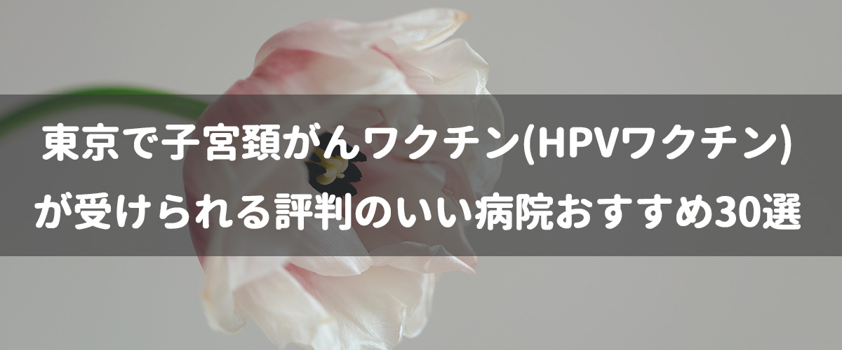 東京で子宮頚がんワクチン(HPVワクチン)が受けられる評判のいい病院おすすめ30選 東京で子宮頚がんワクチン(HPVワクチン)が受けられる評判のいい病院おすすめ30選