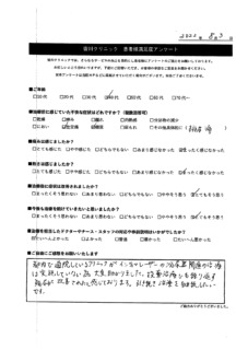 皆川クリニックアンケート２