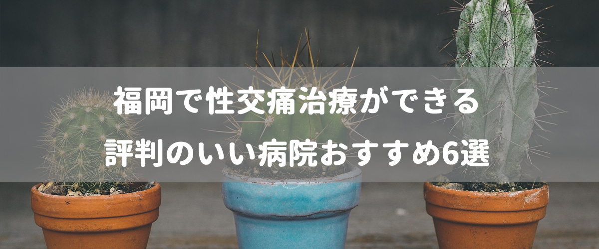 福岡市で評判のいい性行為の痛み(性交痛)の治療 おすすめ6院 福岡市で評判のいい性行為の痛み(性交痛)の治療 おすすめ6院