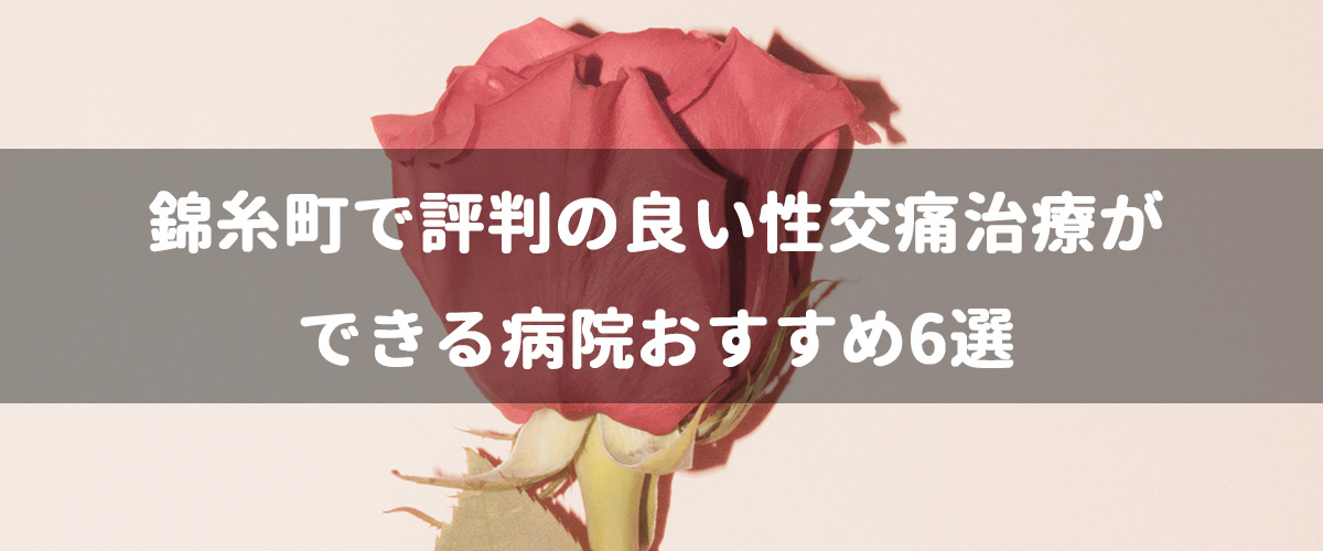 錦糸町で評判の良い性交痛治療ができる病院おすすめ6選