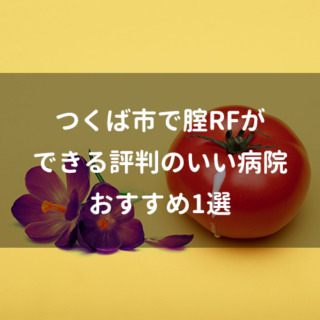 つくば市で腟RFができる評判のいい病院おすすめ1選