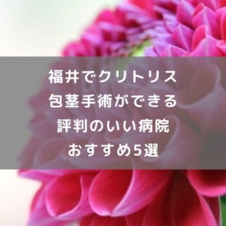 福井でクリトリス包茎手術ができる評判のいい病院おすすめ5選