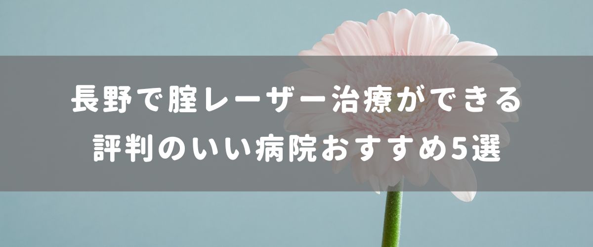 長野で腟レーザー治療ができる評判のいい病院おすすめ5選 長野で腟レーザー治療ができる評判のいい病院おすすめ5選