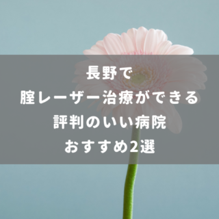 長野で腟レーザー治療ができる評判のいい病院おすすめ2選