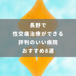 長野で性交痛治療ができる評判のいい病院おすすめ8選