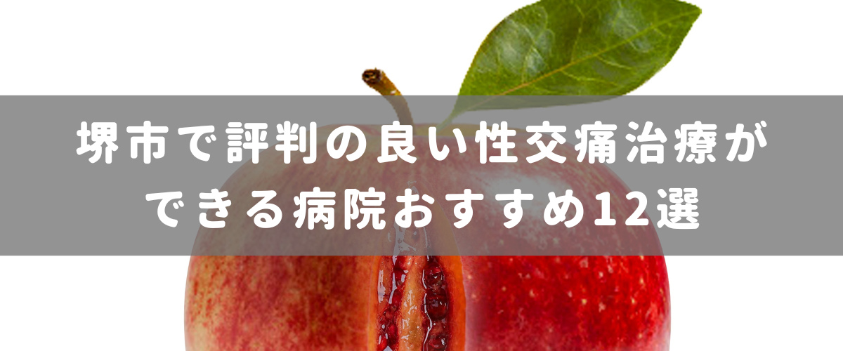 堺市で評判の良い性交痛治療ができる病院おすすめ12選