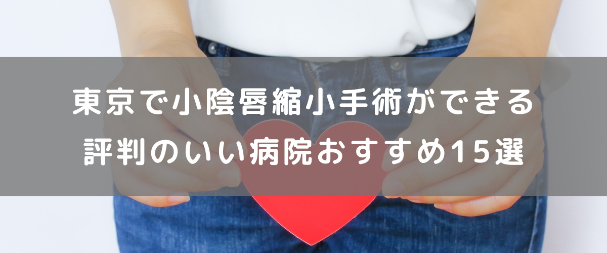 東京で小陰唇縮小手術ができる評判のいい病院おすすめ15選