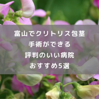 富山でクリトリス包茎手術ができる評判のいい病院おすすめ5選