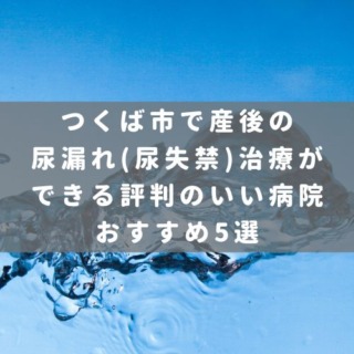 つくば市で産後の 尿漏れ（尿失禁）治療ができる評判のいい病院おすすめ5選