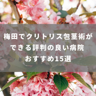 梅田でクリトリス包茎術ができる評判の良い病院 おすすめ15選