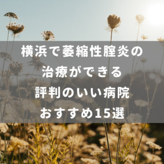 横浜で萎縮性腟炎の治療ができる評判のいい病院おすすめ15選
